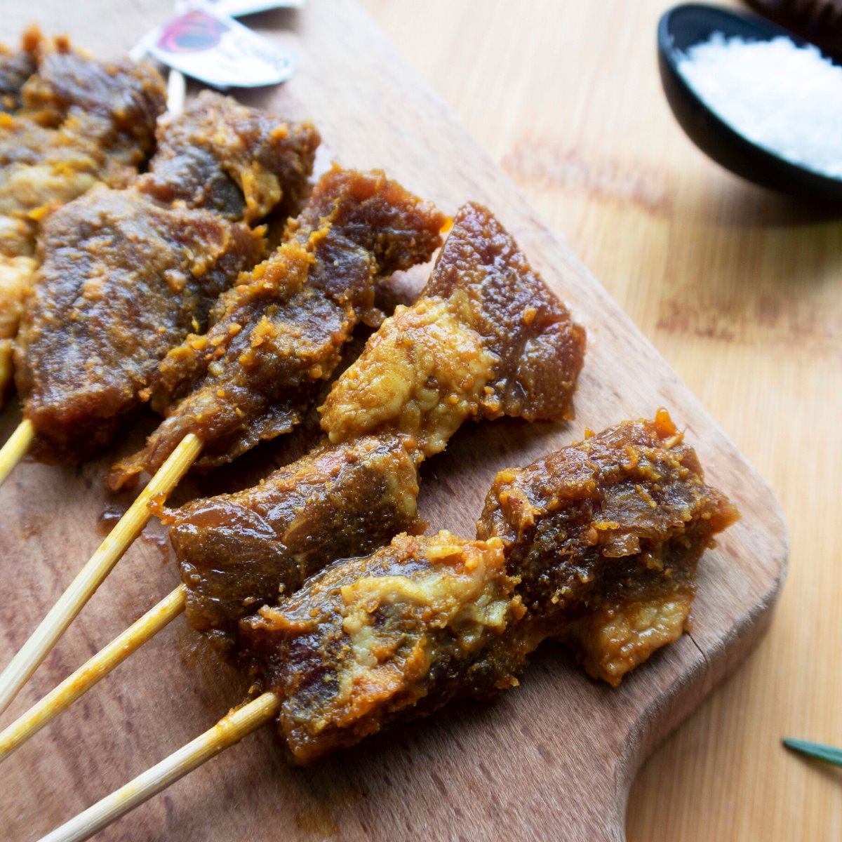 Raw Mutton Satay (30s) (No Sauce) Satay EZBBQ - BBQ Wholesale & Events BBQ Catering 