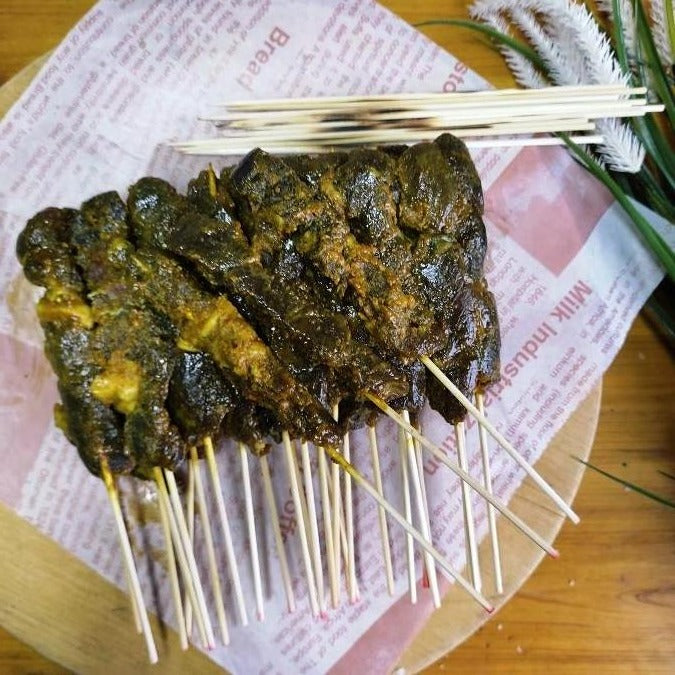 Raw Jumbo Mutton Satay (30s) (No Sauce) Satay EZBBQ - BBQ Wholesale & Events BBQ Catering 