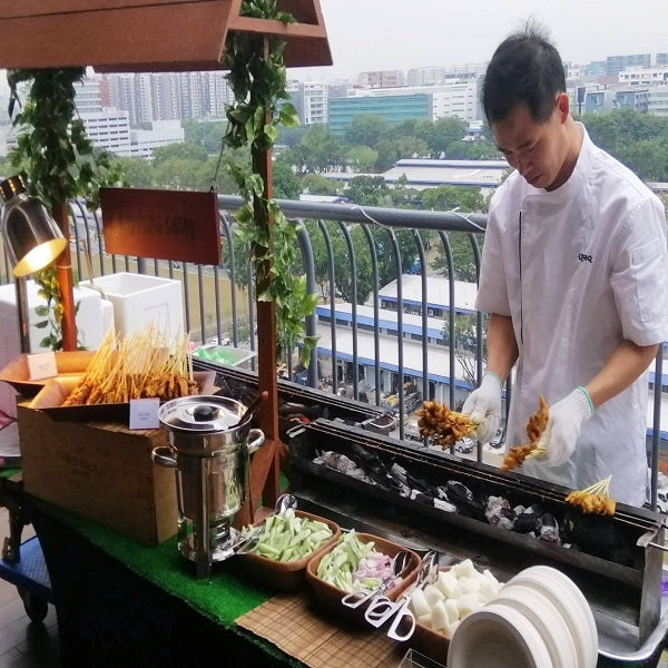 Booth - Chicken Satay Service KampungTimes Catering, by EZBBQ 