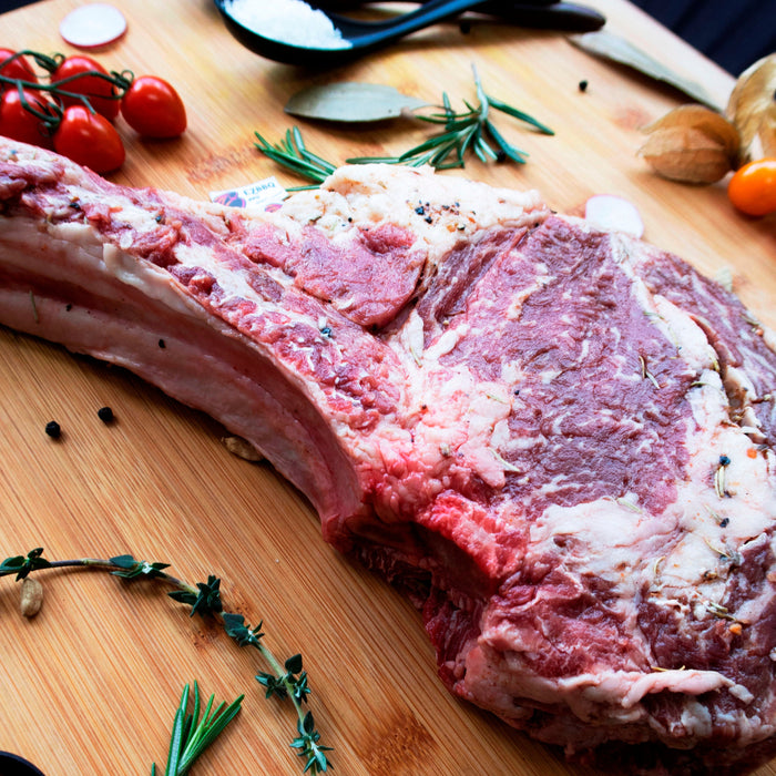 Raw Wagyu Tomahawk (~1.3 kg) Marinated Meats EZBBQ - Halal BBQ Supplies & BBQ Catering Singapore 